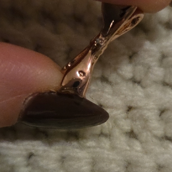 kate spade Rose Gold Slim Bow Earrings - Picture 2 of 8